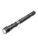 Magnetna fleksibilna teleskopska baterijska lampa, crno, MA8038703
