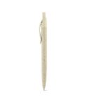 CAMILA, Wheat straw fibre and ABS ball pen with clip, 81168
