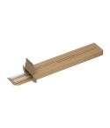 Set 2 steklenih slam, 21 cm, prozorna, MA8181566