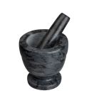 Mörser aus Marmorstein, dunkelgrau, MA8268277