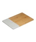 Bamboo and marble cutting board, Black, MA8298506