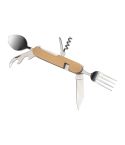 Bamboo camping cutlery, Beige, MA8347913