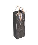 Gift bag man/woman - size for a wine bottle, Black, MA83531MA