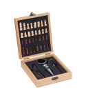 Wine set in wooden box, Brown, MA8403701