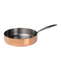CrisMa Kupferbratpfanne mit hohem Rand, Roségold, MA8497795