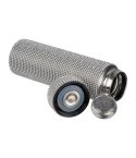 Large stainless steel bottle with rhinest, 500 ml, Grey, MA8522607