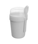 Skodelica za kosilo "to go" 500 ml, bela, MA8552406