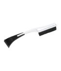 Plastic ice scraper with brush, White, MA9089106