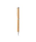 LAKE, Bamboo ball pen with twist mechanism and metal clip, Natural, 91339-160