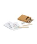 ANIM, set za bojanje s bojicama, prirodni, 91758-160