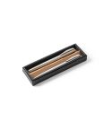 ELLA, Roller- und Kugelschreiber-Set mit Edelstahlgehäuse (53% rSS) mit Clip, Satinsilber, 91781-127
