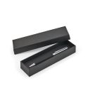 SLAUGHTER, Stainless steel ballpoint pen with a glossy finish and black ink by Dokumental®, Black, 91989-103