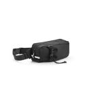 DELFOS POUCH, marsupio in poliestere riciclato 300D e 600D con elementi riflettenti, nero, 92091-103