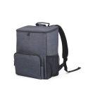 BOSTON COOLER, 2 Tone Nylon insulated backpack 14 L, Blue, 92096-104