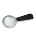 Plastični povečevalni steklo z belo LED, črna, MA9223803