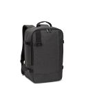 CIES, Backpack made from high-density 600D recycled polyester, meeting airline size requirements, Dark grey, 92361-133