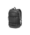 KAMPALA, Laptop-Rucksack aus 900D, hochdichtem recyceltem Polyester, mit wasserabweisender Beschichtung und 210D recyceltem Polyesterfutter 173", Schwarz, 92363-103