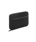 YANGON, Spacious organiser bag for tech accessories in twill with water-repellent coating and 600D recycled polyester, Black, 92570-103