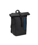 OSASCO BPACK, Roll top backpack with a zip system design that allows the top to be rolled up to fit the volume of the backpack, made from 600D recycled polyester, 92571