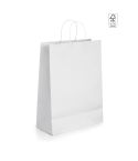 CABAZON, Borsa in carta kraft (90 g/m²), bianco, 92872-106