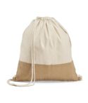 SABLON, 100% cotton drawstring bag (160 g/m²), Natural, 92919-160
