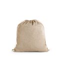 CHANCERY, Drawstring bag in recycled cotton (70%), polyester (30% rPET) (140 g/m²), 92928