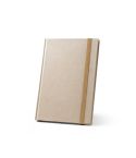 DICKINSON, A5 Notizbuch mit Hardcover aus Zuckerrohrpapier (80% Zuckerrohr) mit linierten Seiten, natürlich, 93286-160