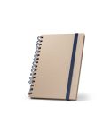 PROUST, quaderno A5 ad anelli, copertina rigida, in carta di canna da zucchero (80%) con pagine a righe, blu, 93287-104