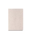 Blocco per appunti organico semi-rigido A5 con copertina semi-rigida in materiale organico di elefante (80%), Luce naturale, 93288-150