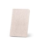 ORGANIC SOFT, A6 Notizblock mit flexiblem Einband aus organischem Elefantenmaterial (80%), Natürliches Licht, 93291-150