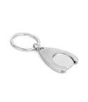 PORTHOS, portachiavi in metallo, Argento satinato, 93399-127