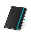 ROTH, A5 notebook in PU with lined sheets, Light blue, 93592-124