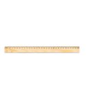 WESLEY 30, Pine wood ruler with 30 cm scale, Light natural, 93661-150