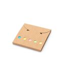 AINSLEY, set da ufficio 2-in-1, realizzato in carta riciclata al 100%, con 6 blocchetti adesivi, naturale, 93663-160