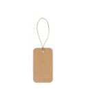 LABEL RECTANGULAR, Label made from 100% recycled paper (700 g/m²) in a rectangular shape, Natural, 93671-160