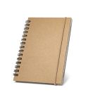 MARLOWE, Spiral pocket sized notepad with lined pages, Black, 93707-103