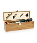 SYRAH, set vino in bambù, ABS e acciaio inox, naturale, 94189-160