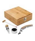 CABERNET, set vino in bambù, acciaio inossidabile, vetro e ABS, naturale, 94190-160