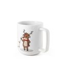 REINDEER, Becher mit Weihnachtsmotiv 330 mL, Weiß, 94282-106