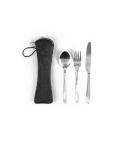 WILEY, 3-piece stainless steel cutlery set, Satin silver, 94387-127