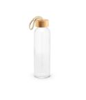 CROSBY, 520 ml glass bottle with bamboo lid, Natural, 94449-160