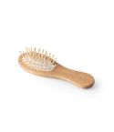 DERN, Wooden hairbrush with round bamboo bristles, Natural, 95055-160