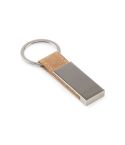 GOSLING, set composto da portacarte e portachiavi, entrambi in metallo e sughero, naturale, 95099-160
