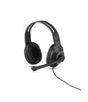 KILBY, Adjustable headphones with microphone in ABS and PP, Grey, 97088-113
