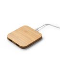 DALTON, Superfast 15W bamboo wireless charger, Natural, 97123-160