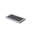CLERK, 8.000 mAh power bank with solar panel in 100% recycled aluminium, 97137