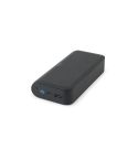 BECKER 20, 20.000 mAh power bank in recycled ABS (100% rABS) with 15W superfast wireless charger, Black, 97144-103