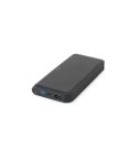 BECKER 10, 10.000 mAh power bank in recycled ABS (100% rABS) with 15W superfast wireless charger, Black, 97214-103