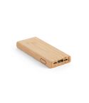 KOHN, power bank 5.000 mAh v bambusu, naravna, 97915-160