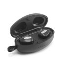 DESCRY, Wireless charger in zinc and Wireless earphones in metal and ABS acrylic, Silver, 97922-107